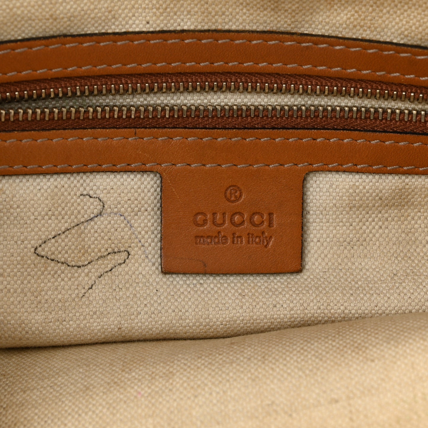 Monogram Vintage Web Medium Boston Tan