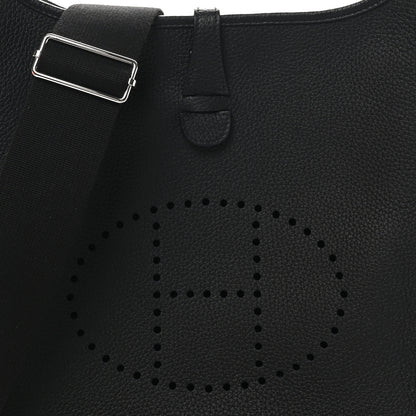 Hermes Taurillon Clemence EVELYNE III PM Black 8 of 11