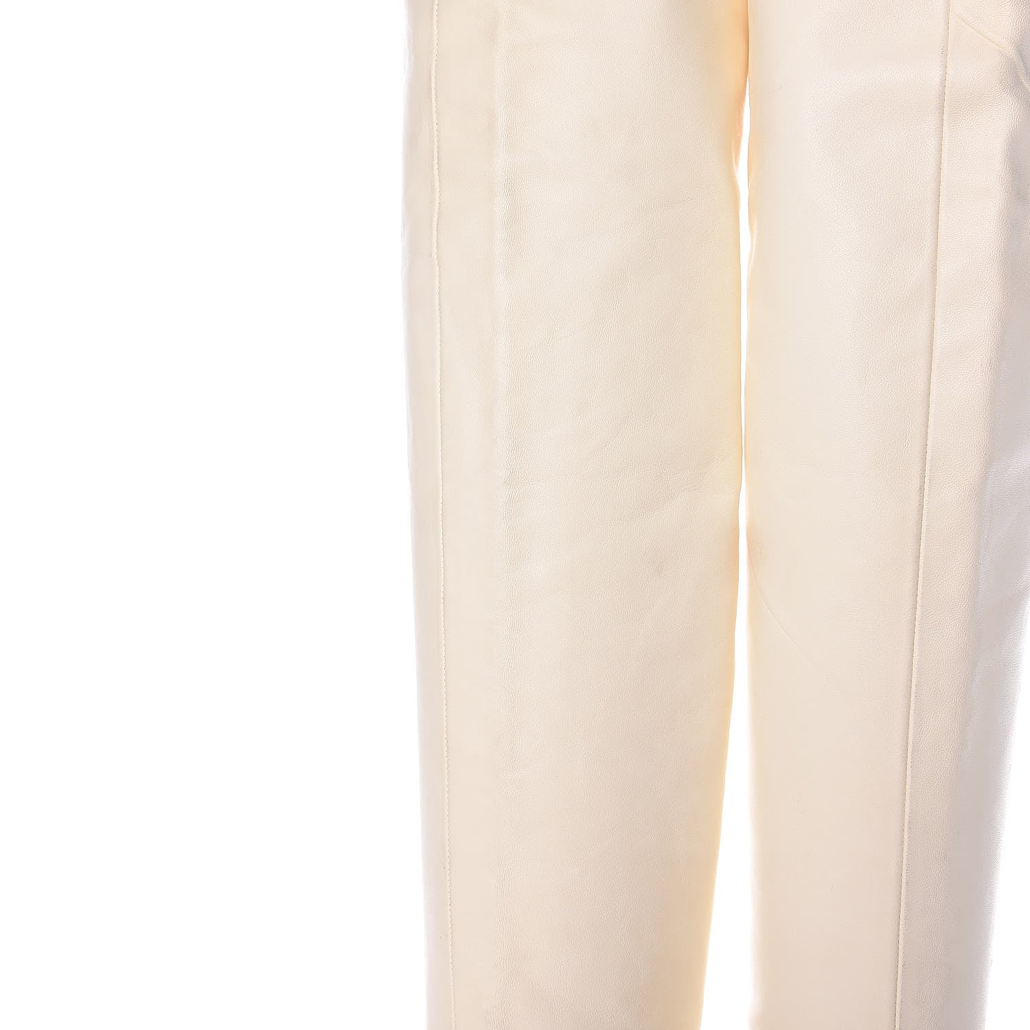 Chanel Lambskin Patent Cap Toe Over the Knee Boots 37.5 White 14 of 18