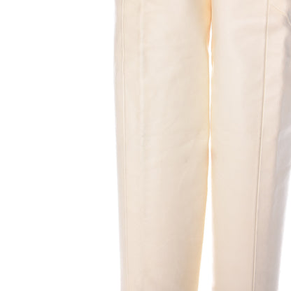 Chanel Lambskin Patent Cap Toe Over the Knee Boots 37.5 White 14 of 18