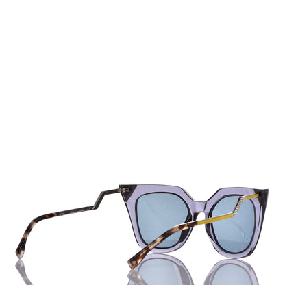 Fendi Cat Eye Iridia Sunglasses FF 0060/S Purple 3 of 7