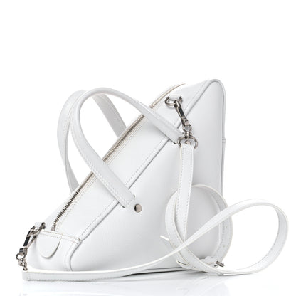 Balenciaga Calfskin S Triangle Duffle White 3 of 15