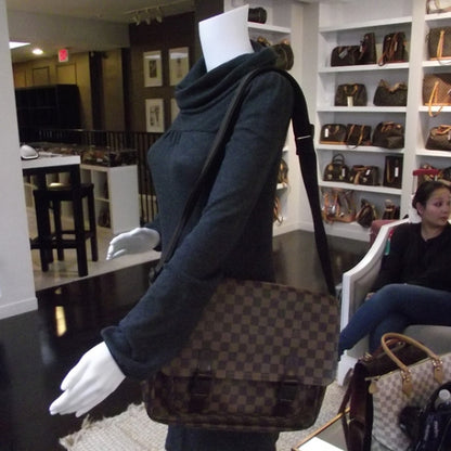 Louis Vuitton Damier Ebene Melville Messenger Bag 2 of 9