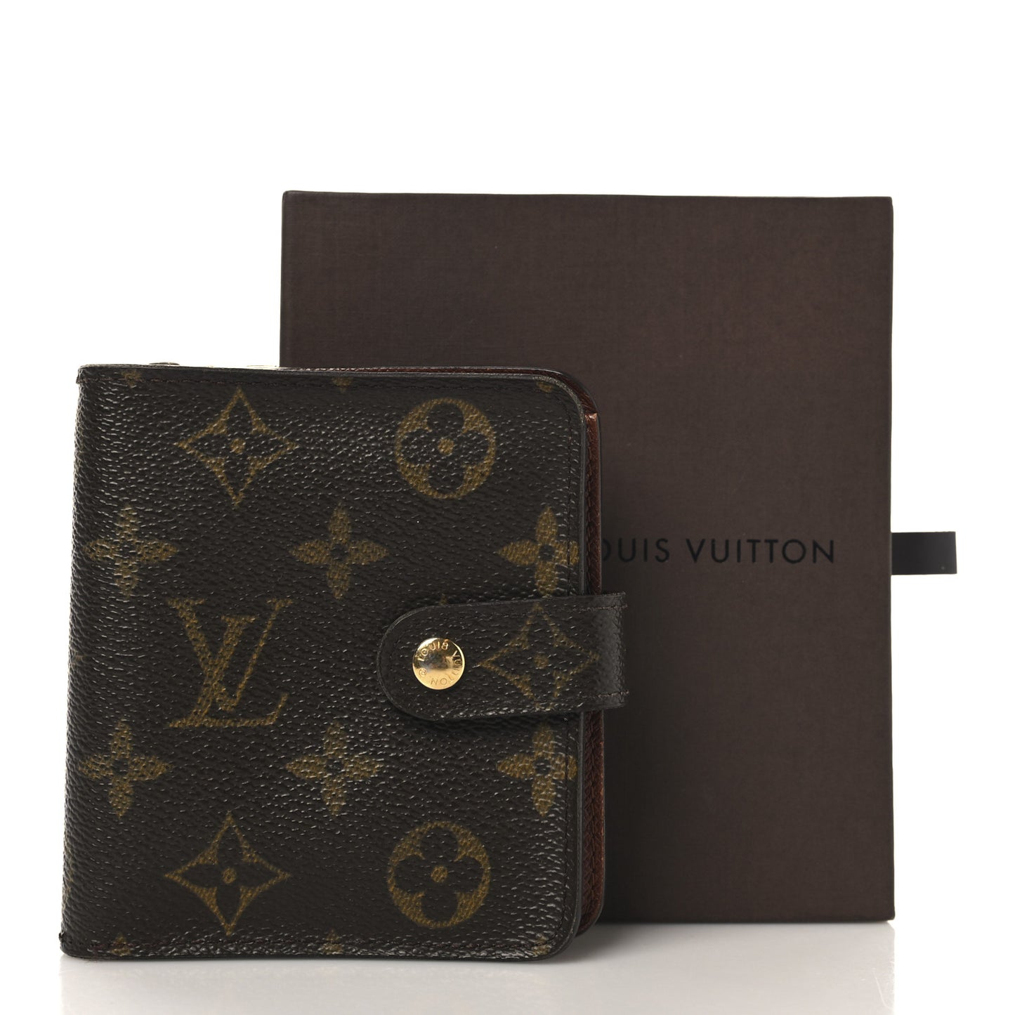 Monogram Compact Zippe Zipped Wallet
