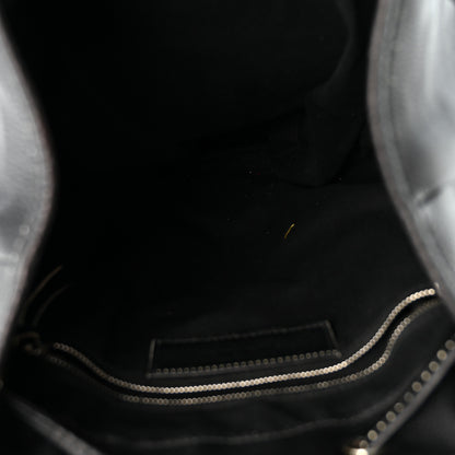 Balenciaga Veau Classic Silver Hardware Traveler Backpack Black 5 of 13