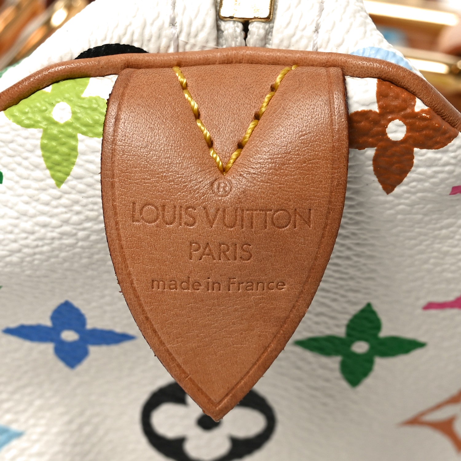Louis Vuitton Monogram Multicolor Speedy 30 White 6 of 9