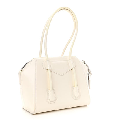 Givenchy Box Calfskin Mini Lock Antigona Shoulder Bag White 3 of 10