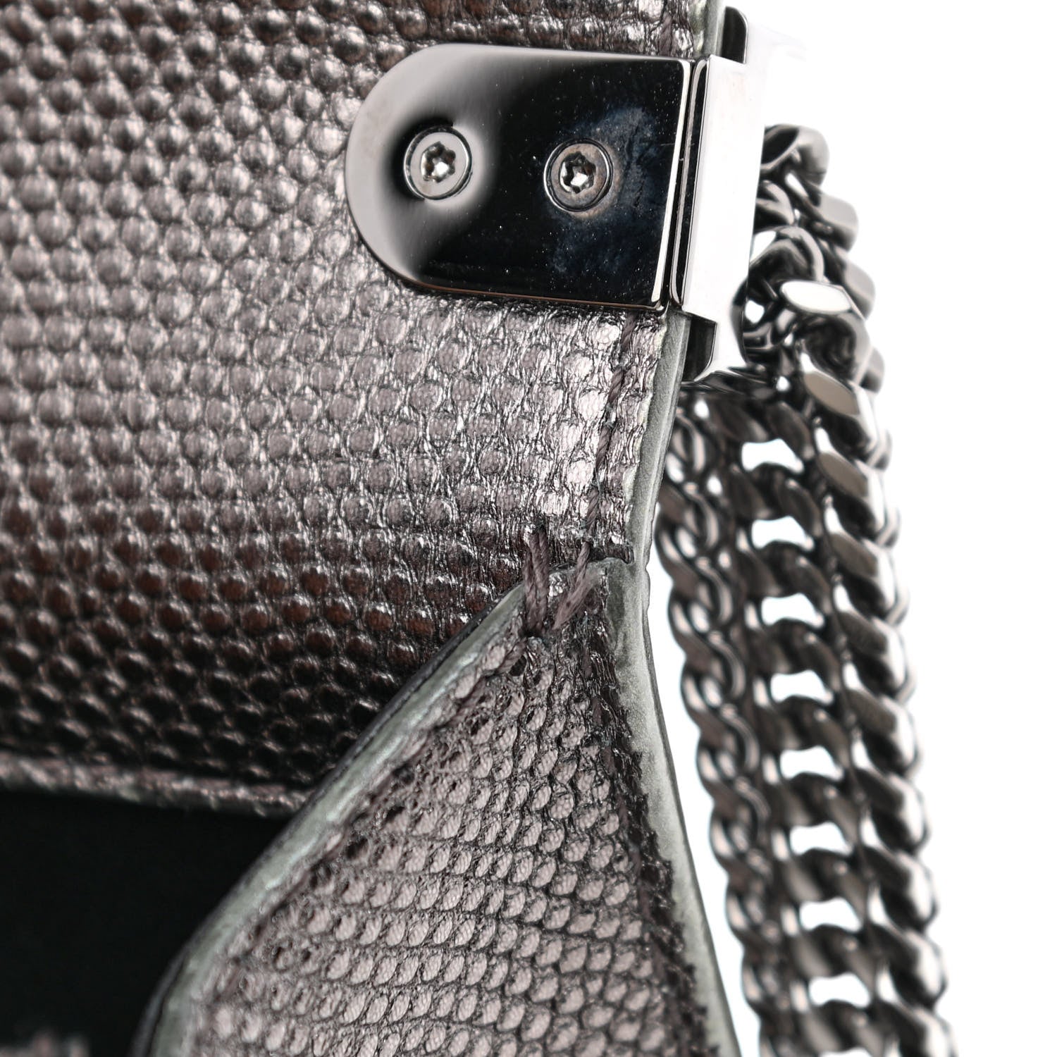 Bulgari Metallic Karung Serpenti Forever Shoulder Bag Silver 11 of 11