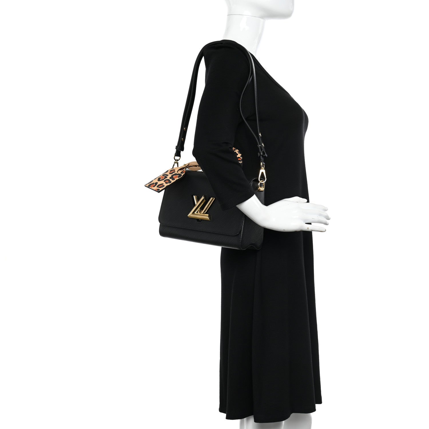 Louis Vuitton Epi Wild At Heart Twist One Handle MM Black 2 of 9
