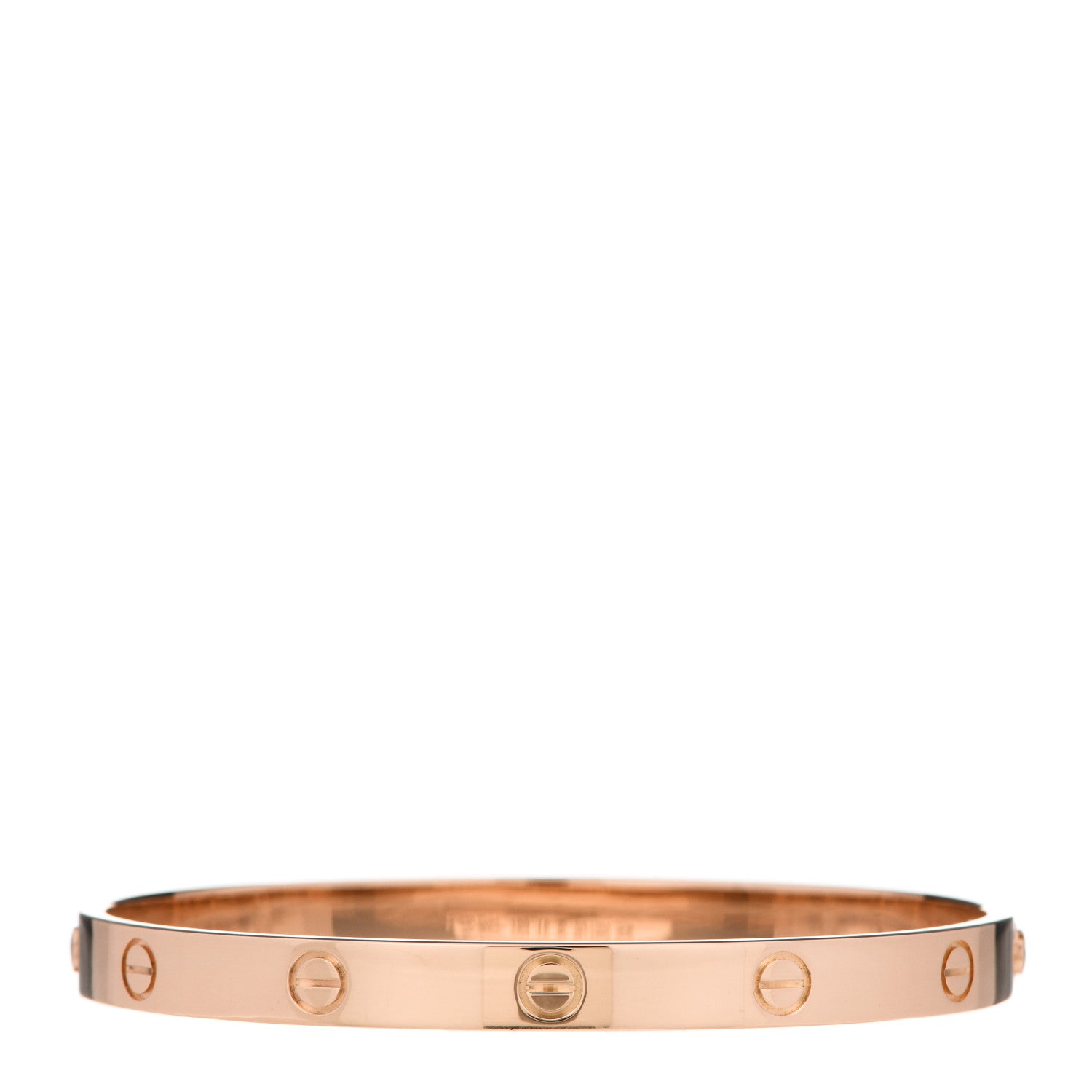 Cartier 18K Pink Gold LOVE Bracelet 19 2 of 4