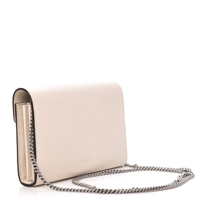 Gucci Dollar Calfskin Mini Dionysus Chain Wallet Mystic White 3 of 12