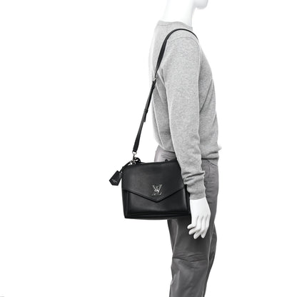 Louis Vuitton Soft Calfskin My Lockme Top Handle Black 2 of 11