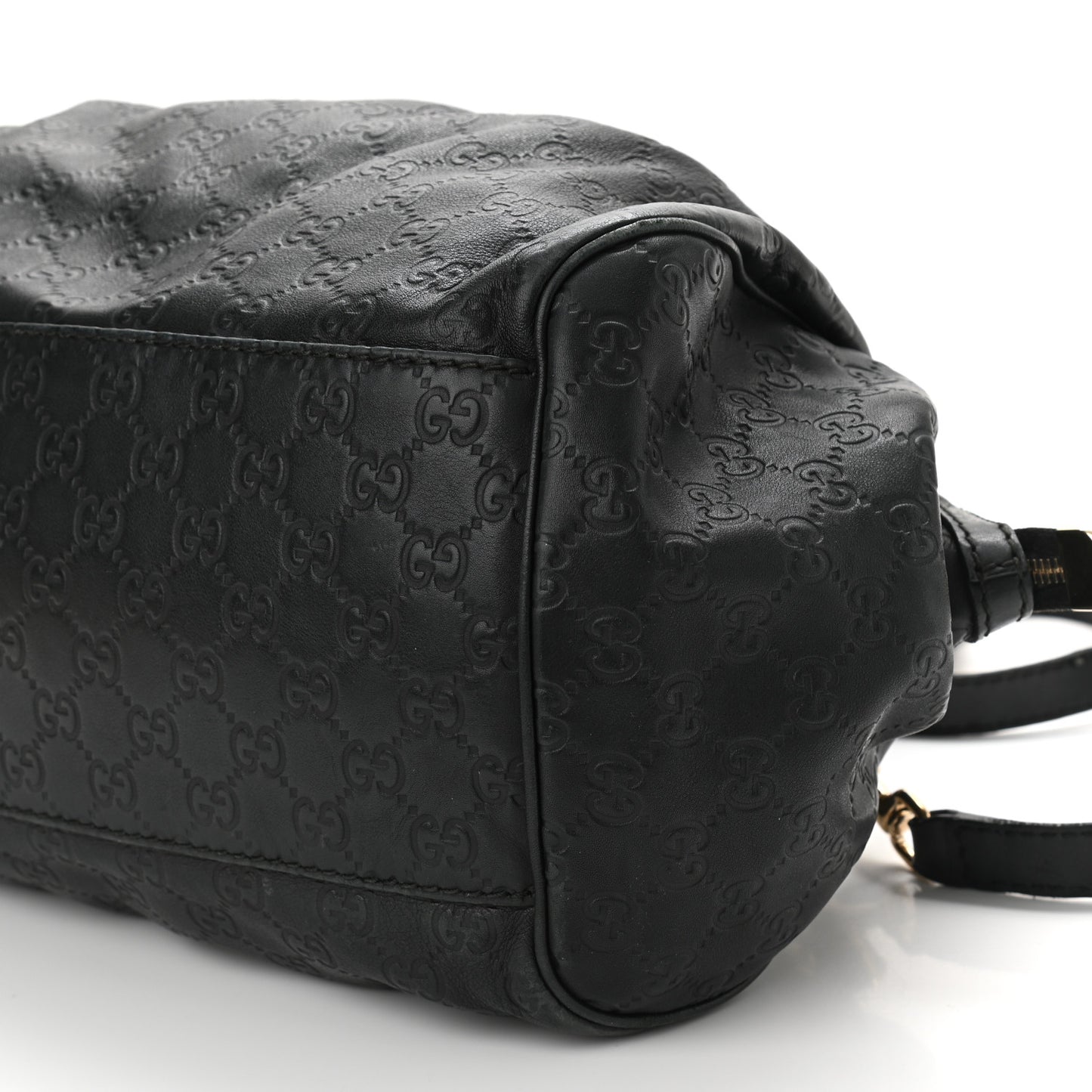 Guccissima Medium Sukey Boston Black
