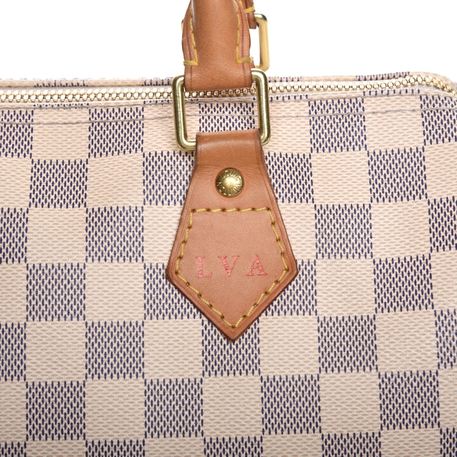 Louis Vuitton Damier Azur Speedy Bandouliere 25 8 of 10