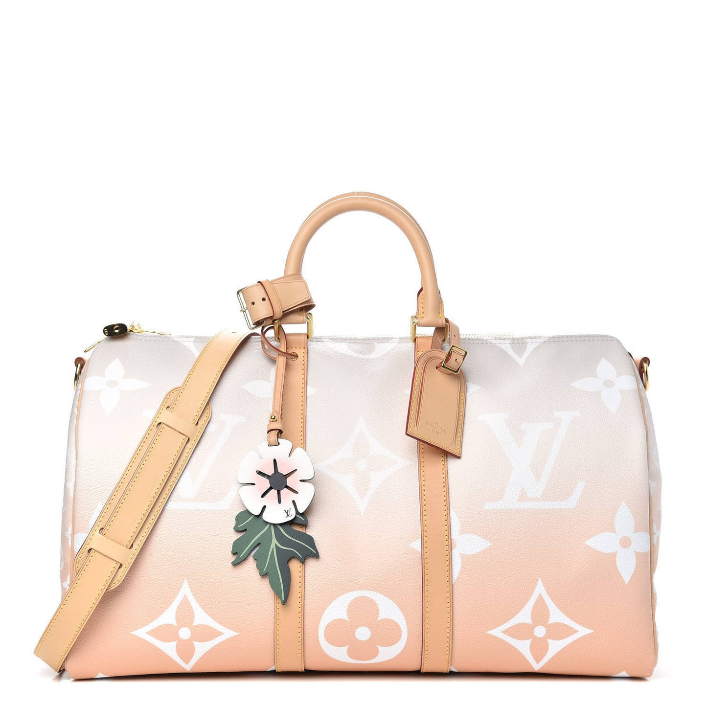 Monogram Giant By The Pool Keepall Bandouliere 45 Brume