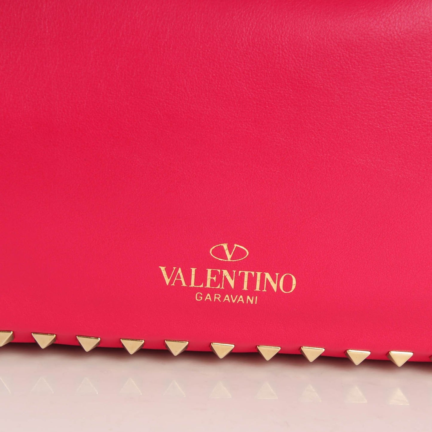 Vitello Medium Rockstud Tote Cyclamin