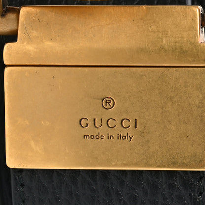 Gucci Calfskin Double G Reversible 37mm Belt 85 34 Black Cocoa 4 of 4