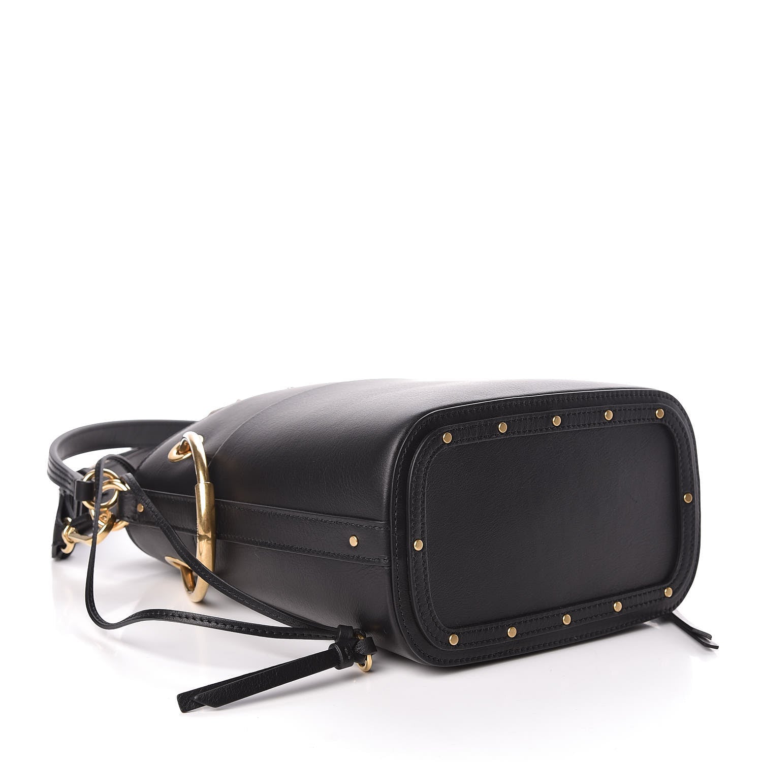 Chloe Smooth Calfskin Small Roy Bucket Bag Black 5 of 11