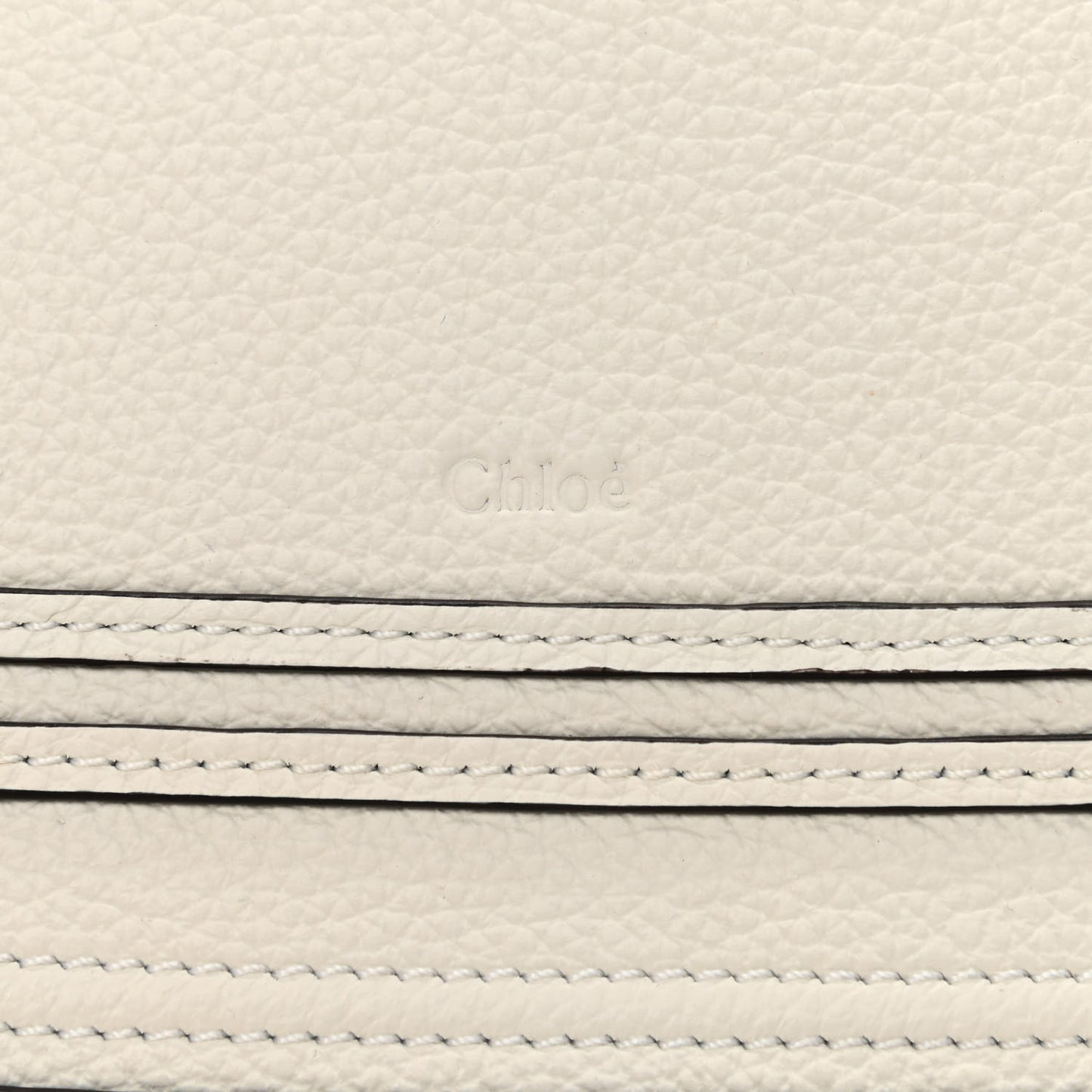 Raffia Grain Calfskin Medium Marcie Basket White