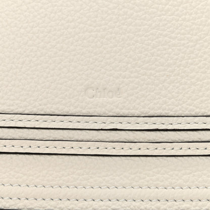 Chloe Raffia Grain Calfskin Medium Marcie Basket White 6 of 8