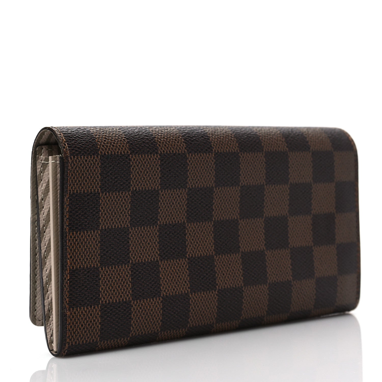 Louis Vuitton Damier Ebene Trunks and Locks Sarah Wallet 3 of 7