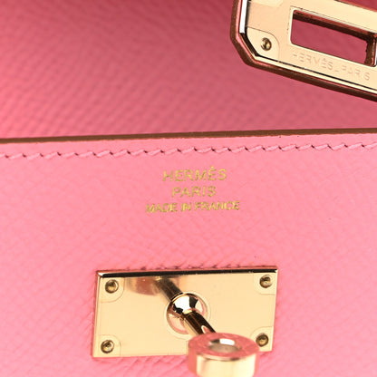 Hermes Epsom Kelly Longue Wallet Rose Confetti 6 of 8
