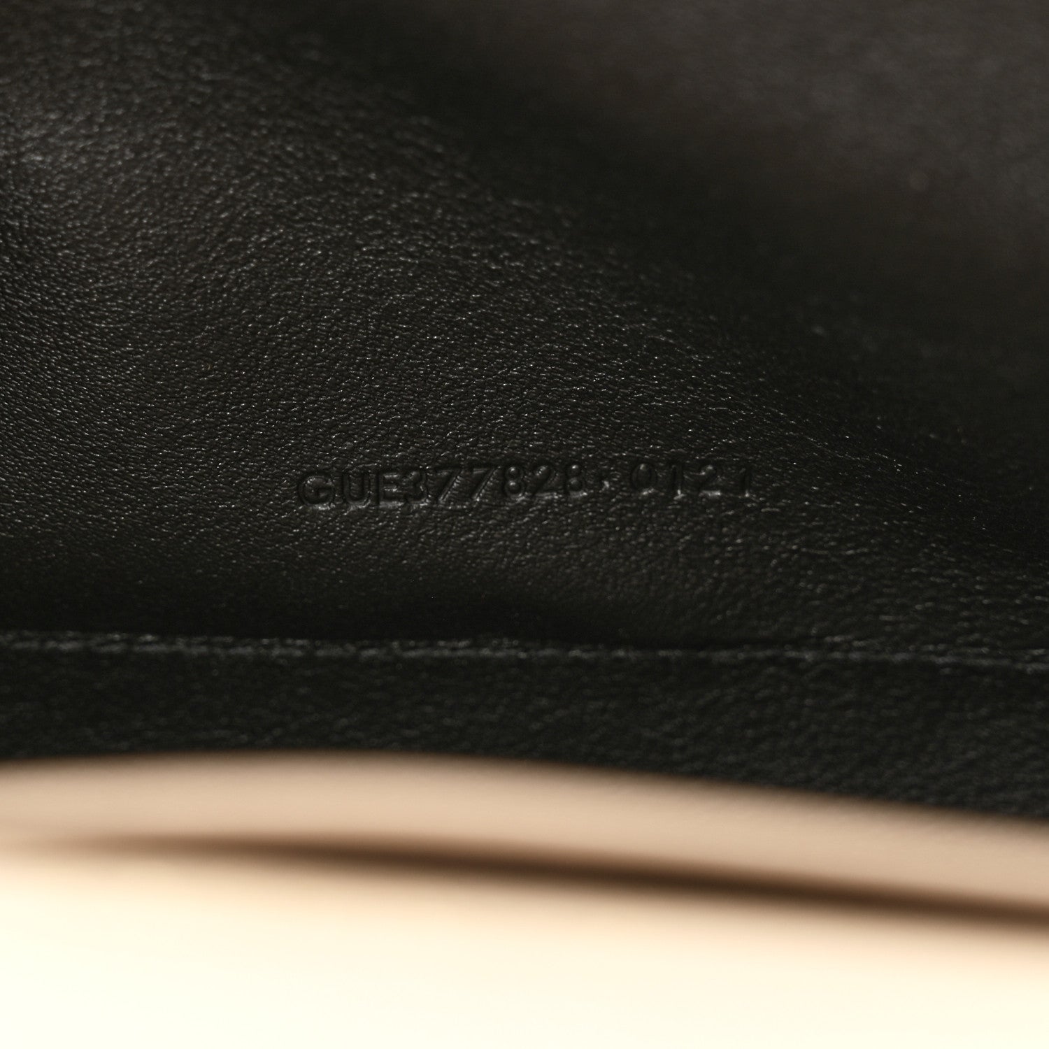 Saint Laurent Grain De Poudre Matelasse Chevron Monogram Chain Wallet Nude Powder 7 of 10