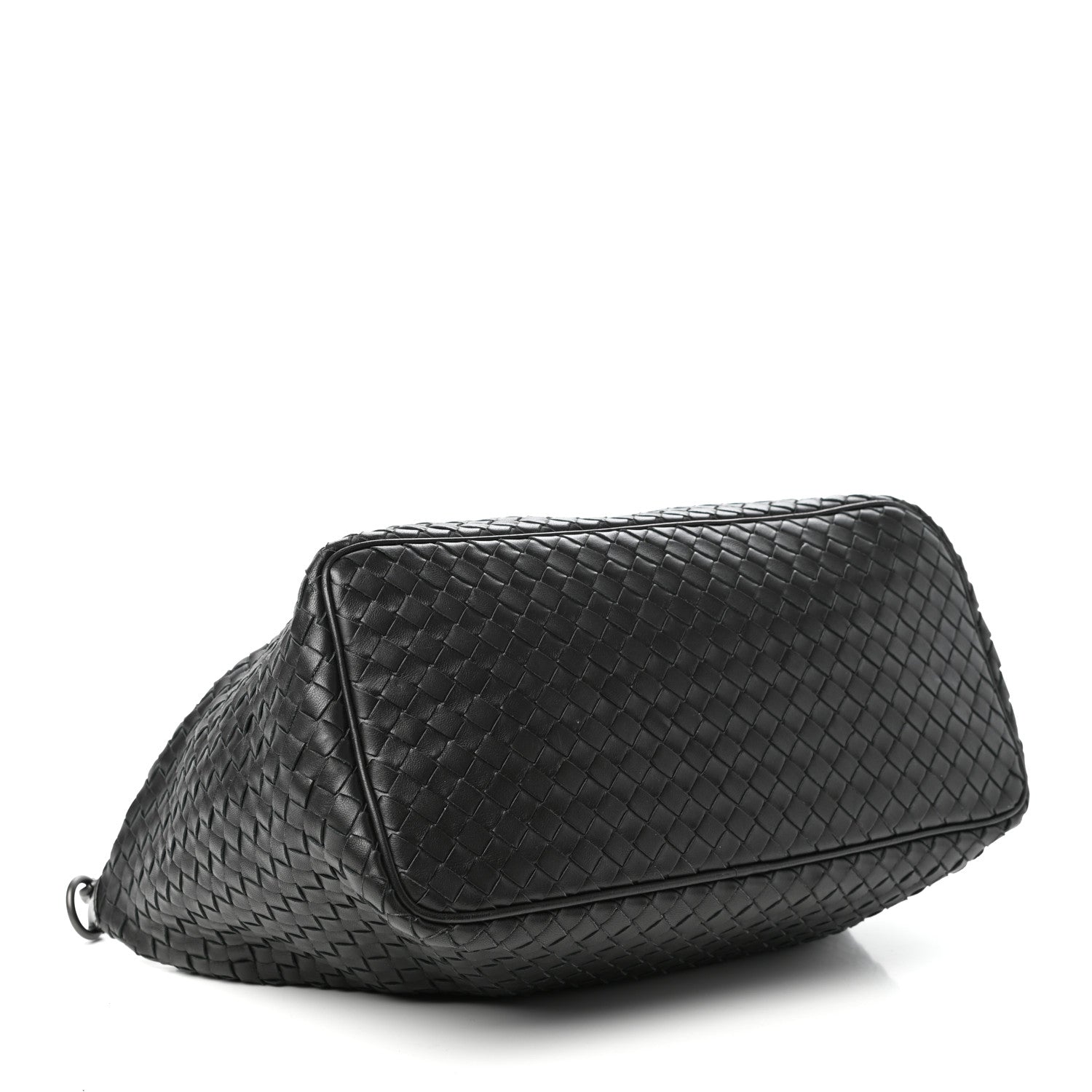 Bottega Veneta Nappa Intrecciato Medium Shoulder Bag Black 4 of 9