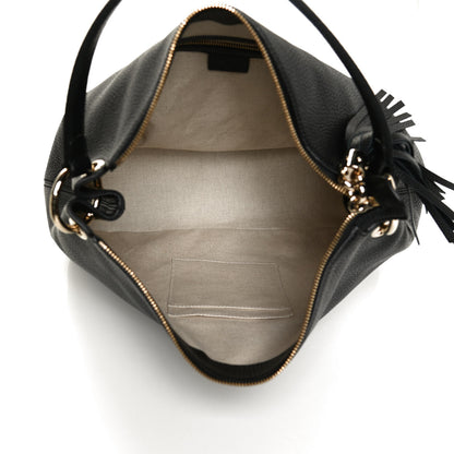Gucci Pebbled Calfskin Large Soho Hobo Black 5 of 13