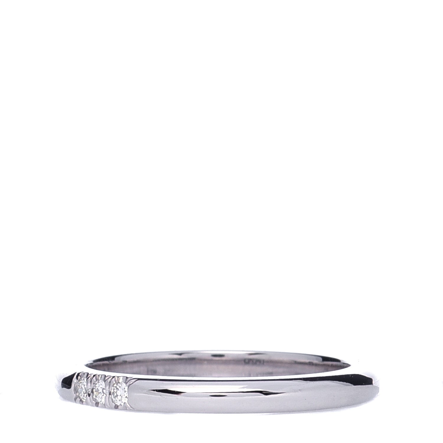 Tiffany Platinum Diamond 2mm Classic Wedding Band Ring 47 4 4 of 6