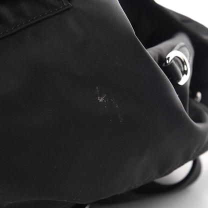 Prada Nylon New Vela Studded Backpack Black White 11 of 12