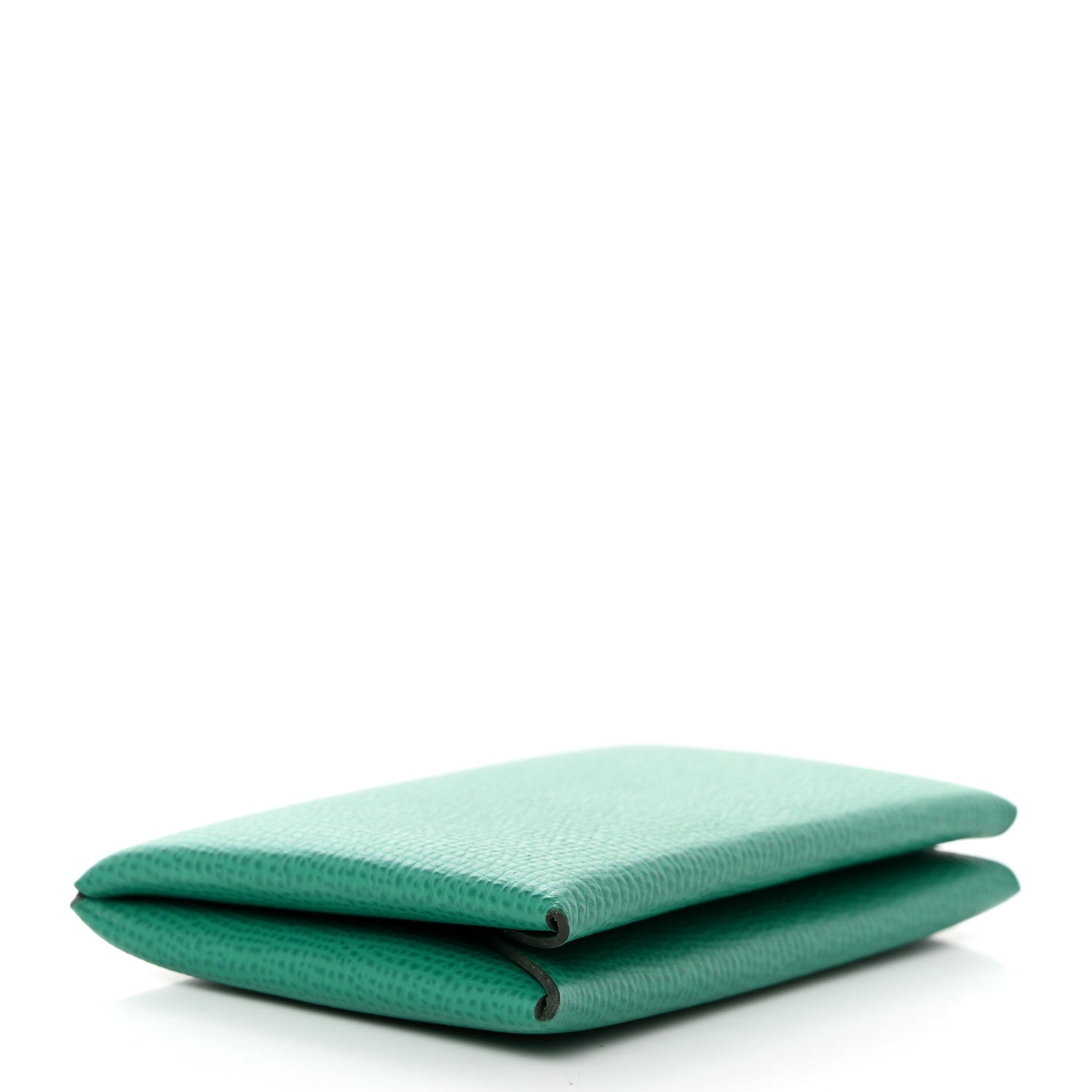 Hermes Epsom Calvi Card Case Vert Jade 4 of 8