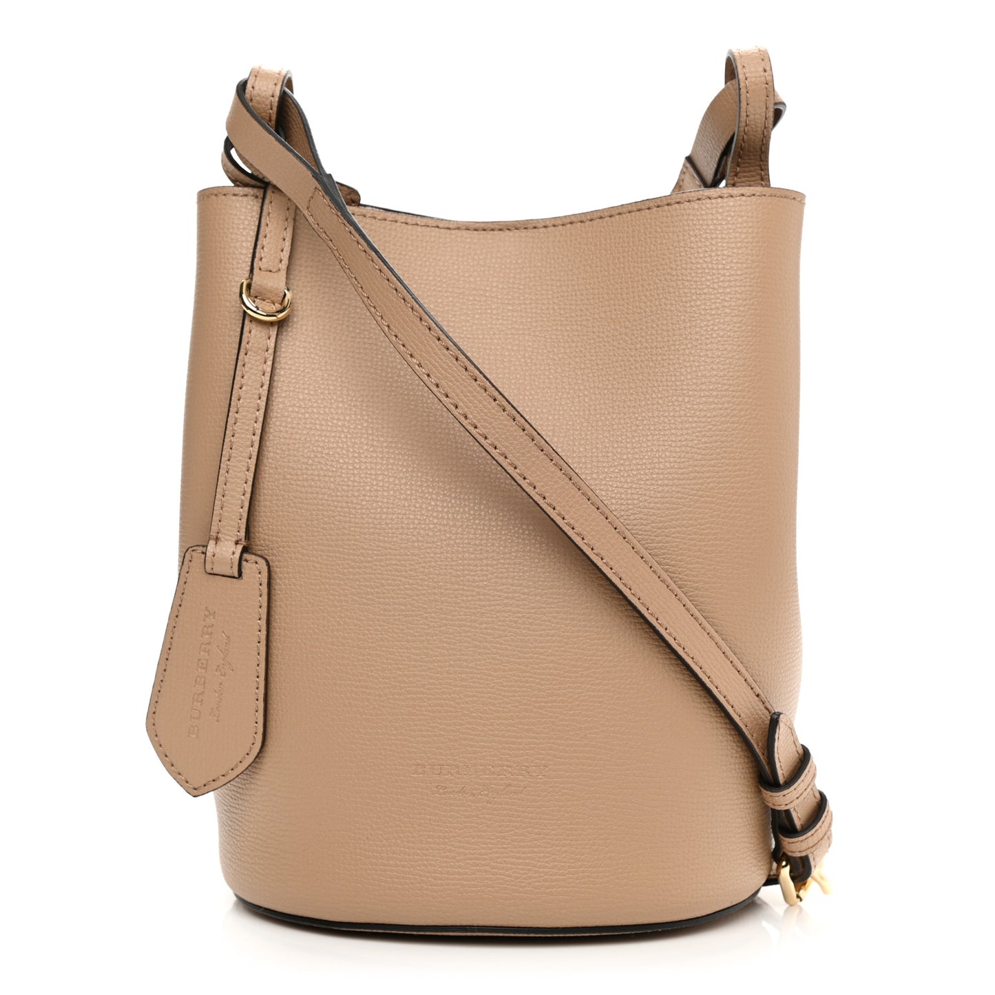 Haymarket Check Colours Small Lorne Bucket Crossbody Beige