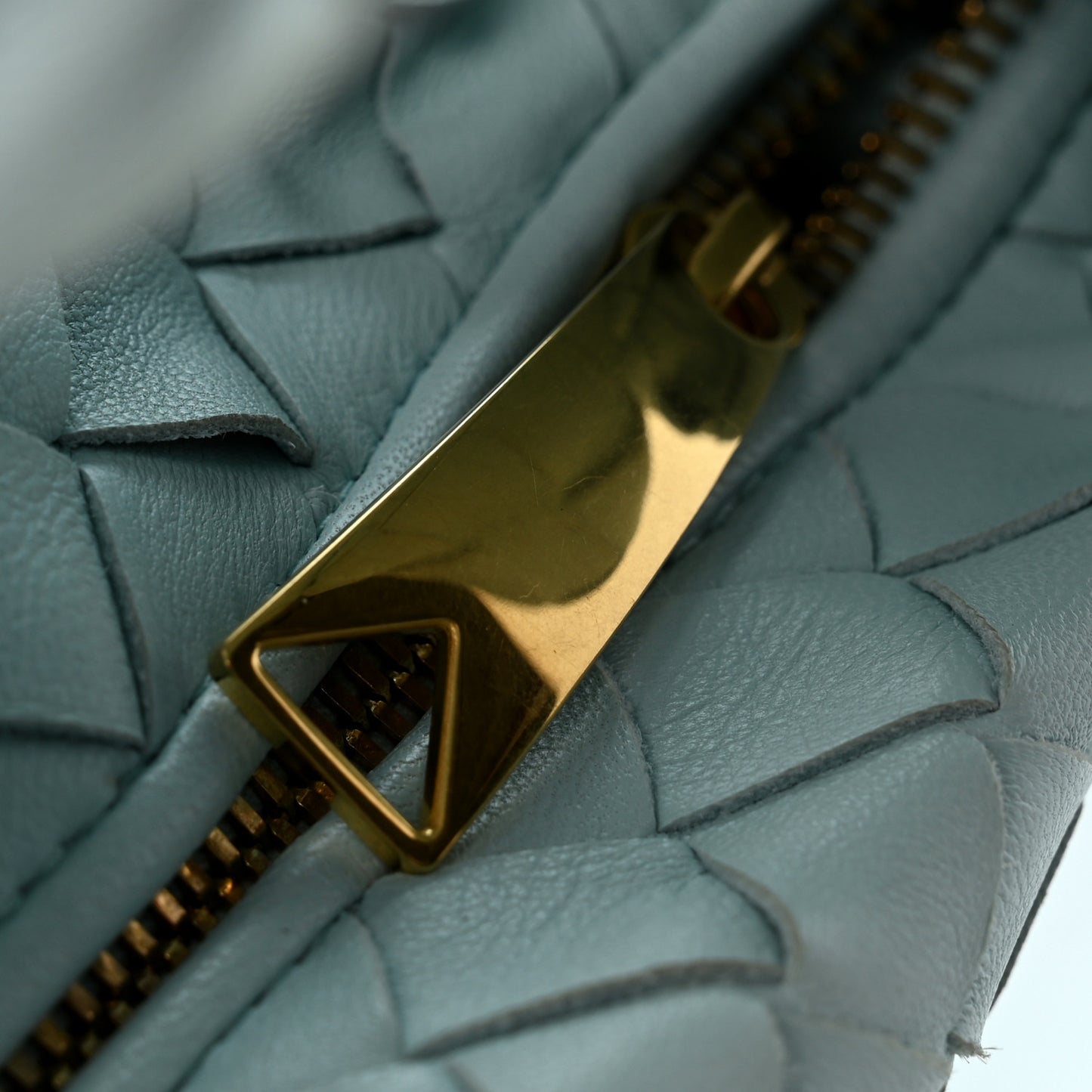 Nappa Intrecciato Mini Jodie Pale Blue
