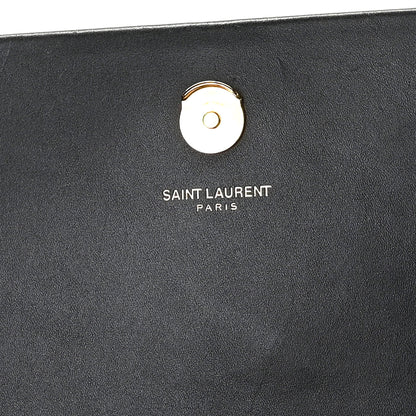 Saint Laurent Smooth Calfskin Medium Classic Monogram Kate Tassel Satchel Black 7 of 12