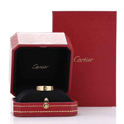 Cartier 18K Yellow Gold 5.5mm LOVE Ring 56 7.75 5 of 5