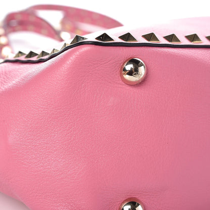 Valentino Garavani Vitello Small Rockstud Tote Ninphea 8 of 11