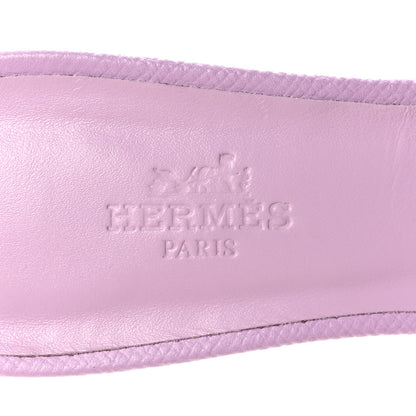 Hermes Epsom Oasis Sandals 37 Violet Amethyste 7 of 9