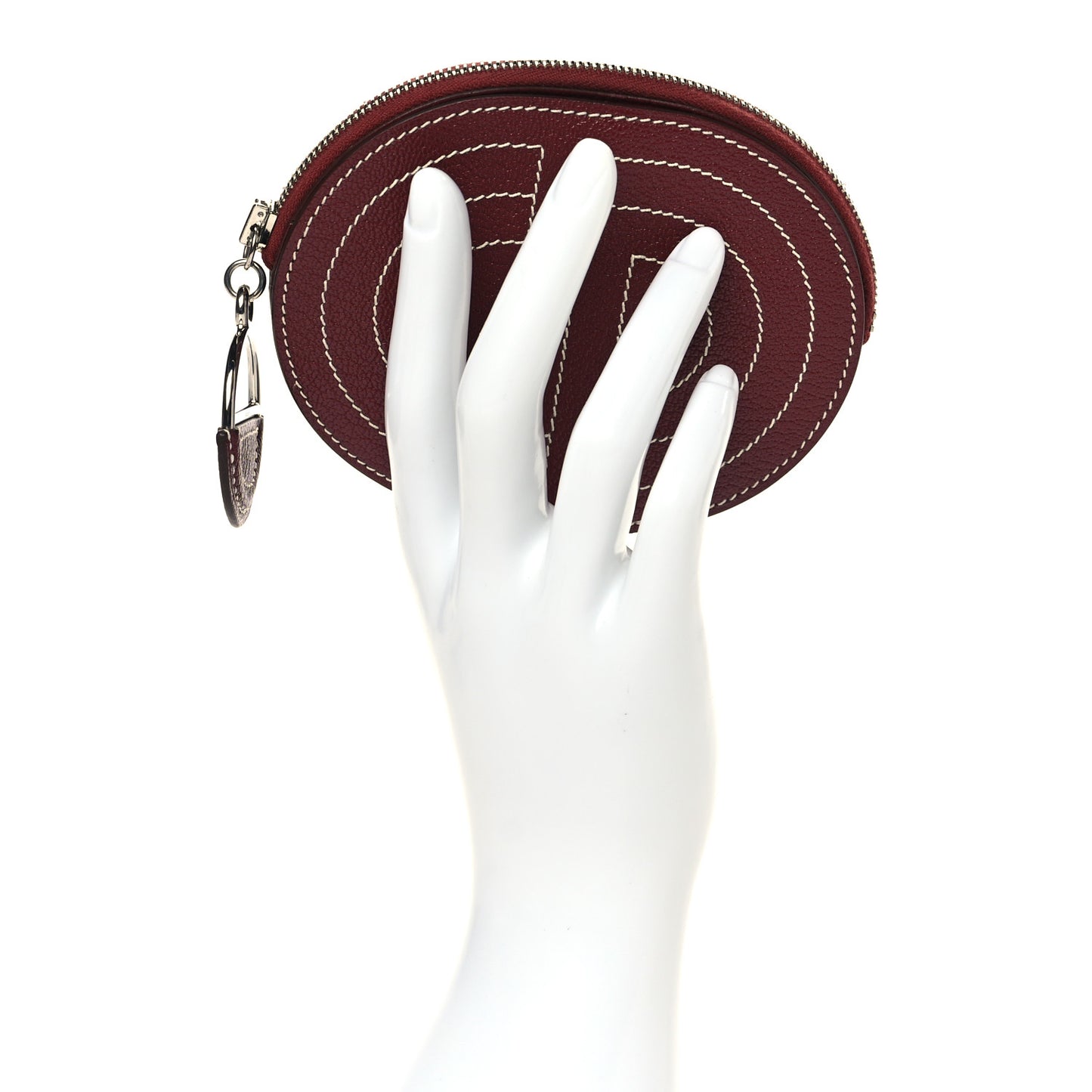 Chevre Mysore Mini In-The-Loop Card Holder Rouge H