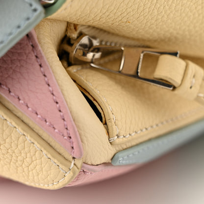 Loewe Calfskin Colorblock Medium Wrapped Handle Puzzle Bag Pink Multicolor 16 of 16