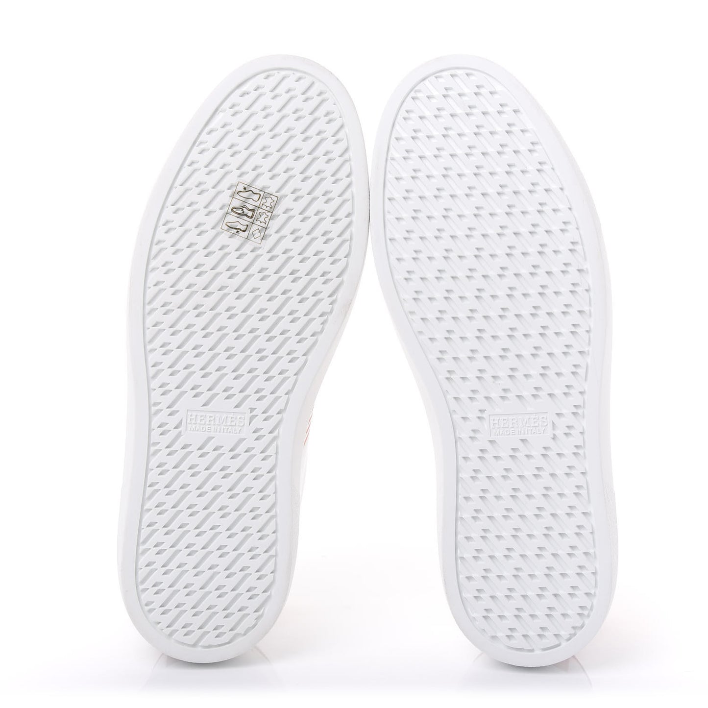 Calfskin Womens Advantage Sneakers 36 White Orange
