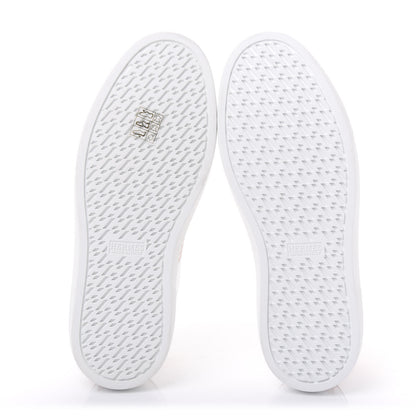 Hermes Calfskin Womens Advantage Sneakers 36 White Orange 5 of 9