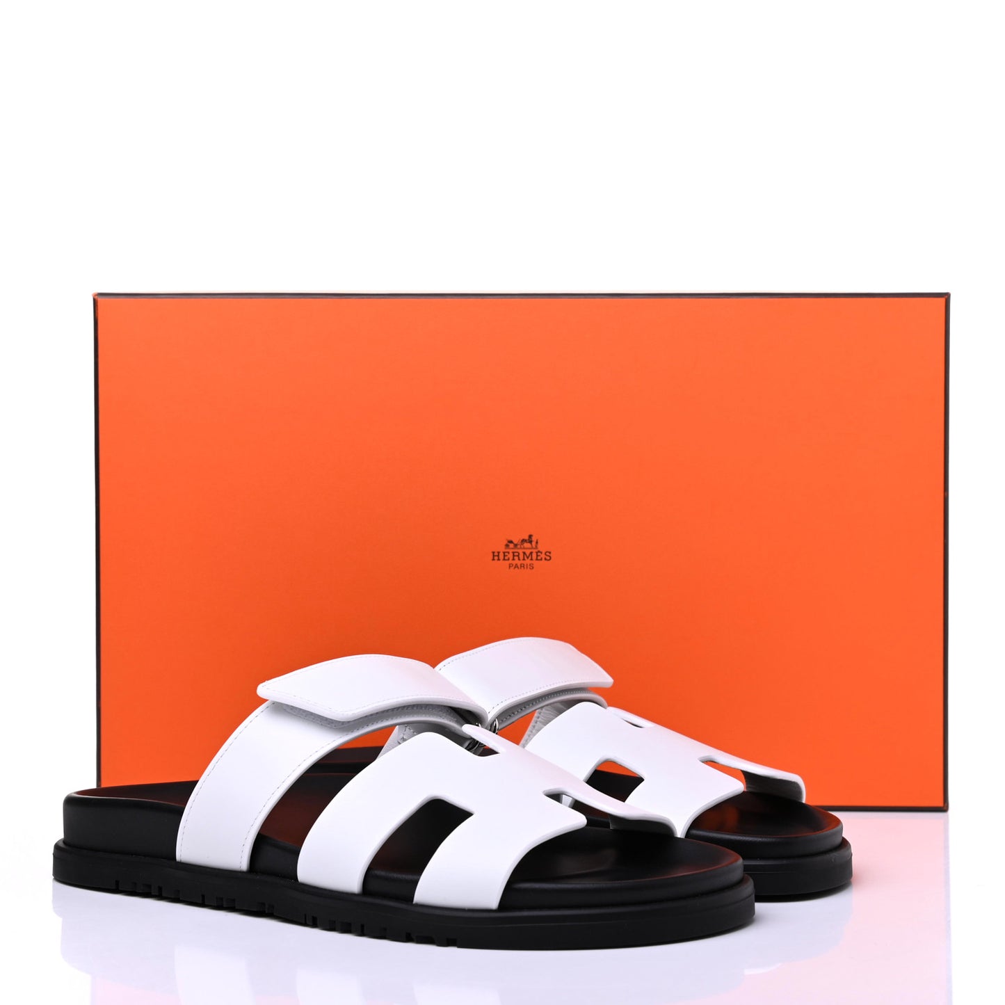Calfskin Womens Chypre Sandals 39 White