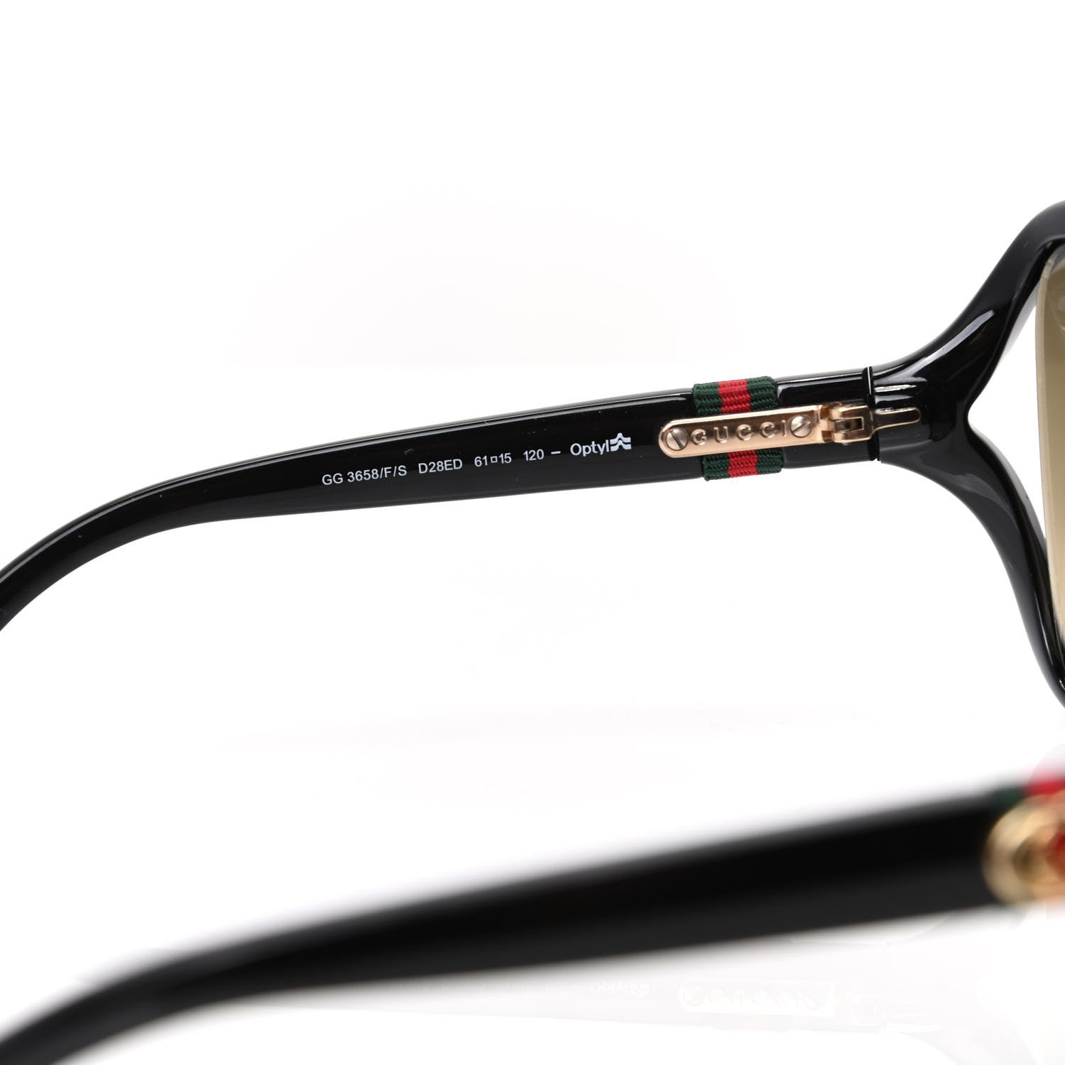 Gucci Web Sunglasses GG3658/F/S Black 6 of 8