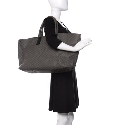 Bottega Veneta Rubberized Canvas Marcopolo Tote Shadow 2 of 10