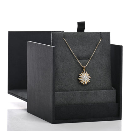 David Yurman 18K Yellow Gold Diamond Starburst Constellation Necklace 5 of 5