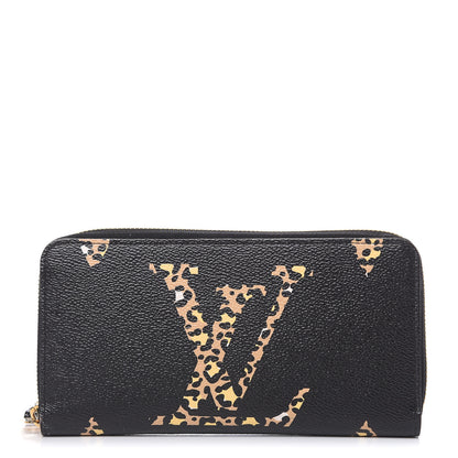 Louis Vuitton Monogram Giant Jungle Zippy Wallet Black 1 of 7