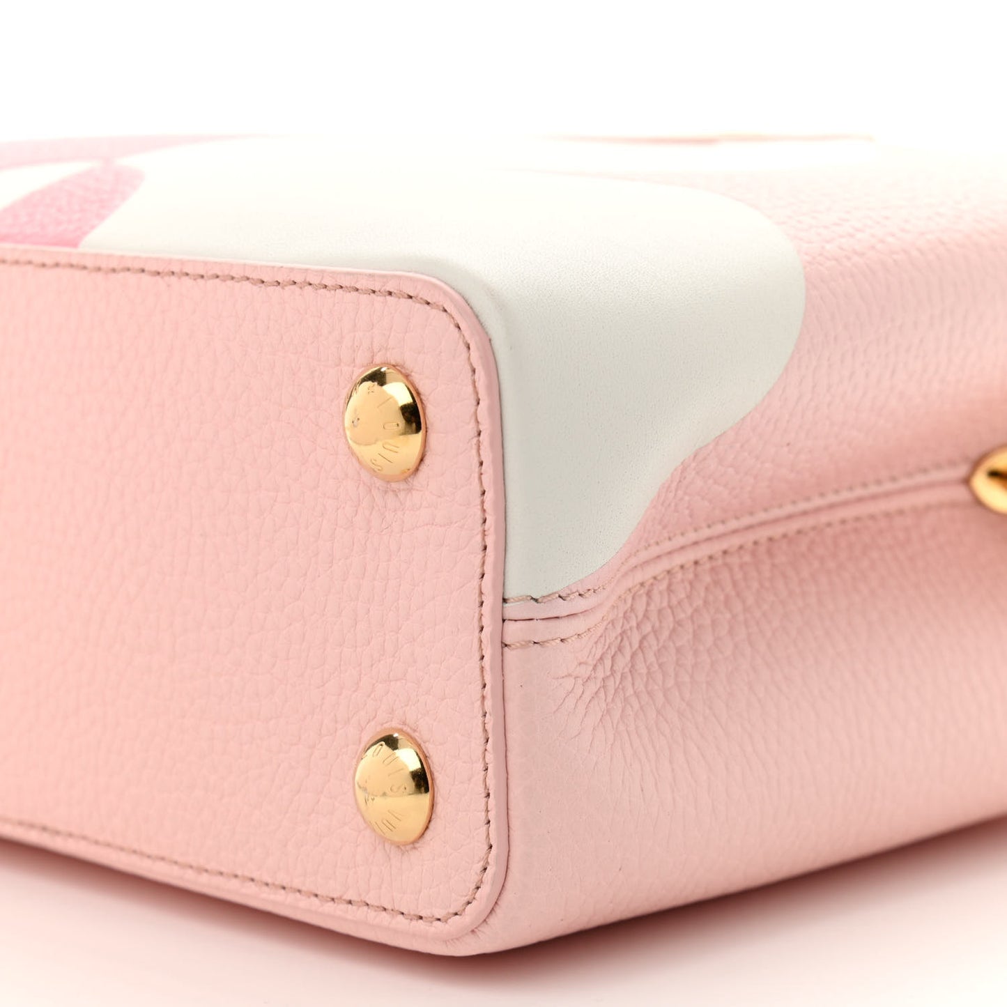 Taurillon Monogram Flower Capucines BB Pink Creme