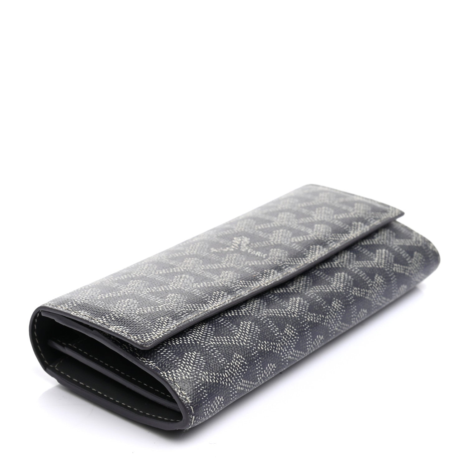 Goyard Goyardine Varenne Long Wallet Grey 4 of 7