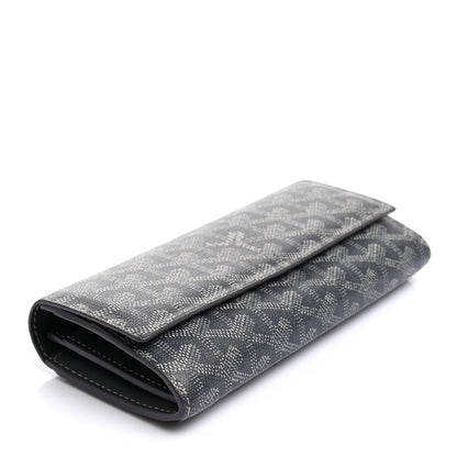 Goyard Goyardine Varenne Long Wallet Grey 4 of 7